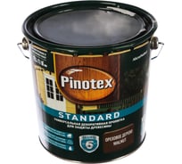 Универсальная декоративная пропитка для защиты древесины PINOTEX STANDARD (ореховое дерево; 2.7 л) 5270608