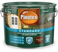 Универсальная декоративная пропитка для защиты древесины PINOTEX STANDARD (ореховое дерево; 9 л) 5270609