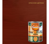 Влагостойкая защитная лазурь для древесины PINOTEX ULTRA NW (красное дерево; 0,9 л) 5803739