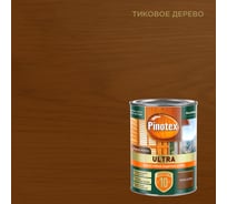 Влагостойкая защитная лазурь для древесины PINOTEX ULTRA NW (тик; 0,9 л) 5803749