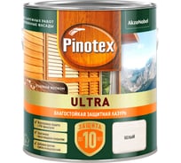 Влагостойкая защитная лазурь для древесины PINOTEX ULTRA NW (белый; 2.5 л) 5803416