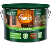 Декоративная пропитка для защиты древесины PINOTEX CLASSIC NW (тиковое дерево; 9 л) 5270893