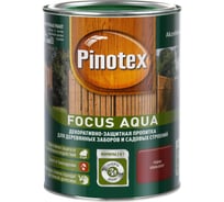 Пропитка для защиты деревянных заборов и садовых строений Pinotex FOCUS AQUA (рябина; 0,75 л) 5255609