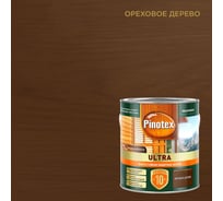 Влагостойкая защитная лазурь для древесины PINOTEX ULTRA NW (орех; 2.5 л) 5803593
