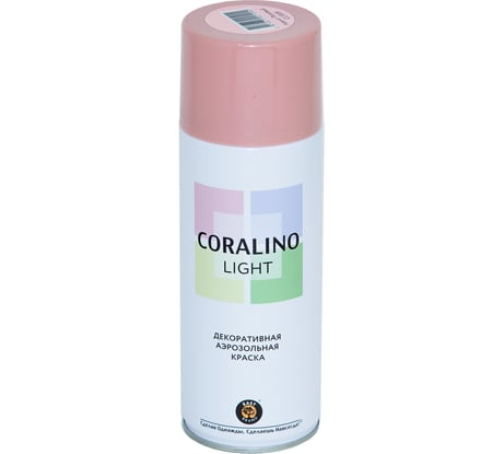 Декоративная аэрозольная краска CORALINO LIGHT Нежно розовый CL1009