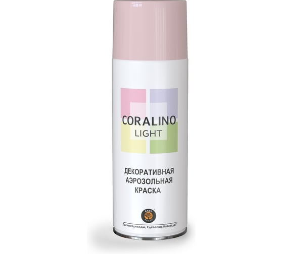 Декоративная аэрозольная краска CORALINO LIGHT Нежно розовый CL1009 1