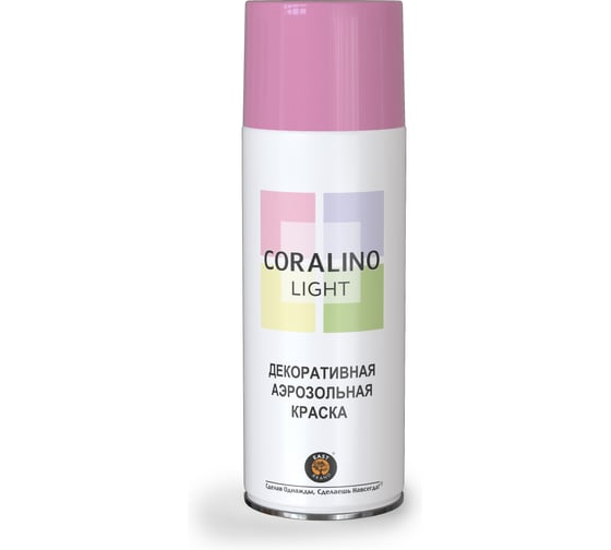 Декоративная аэрозольная краска CORALINO LIGHT Пыльная роза CL1004 1