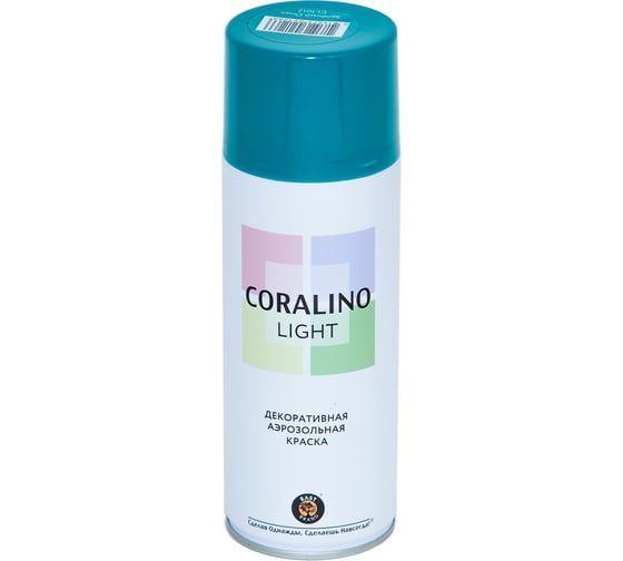 Декоративная аэрозольная краска CORALINO LIGHT Зелёный опал CL1012 1