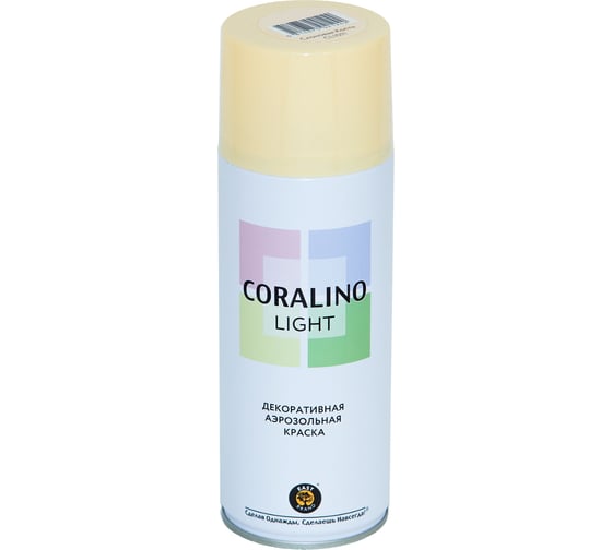 Декоративная аэрозольная краска CORALINO LIGHT Слоновая кость CL1011 1