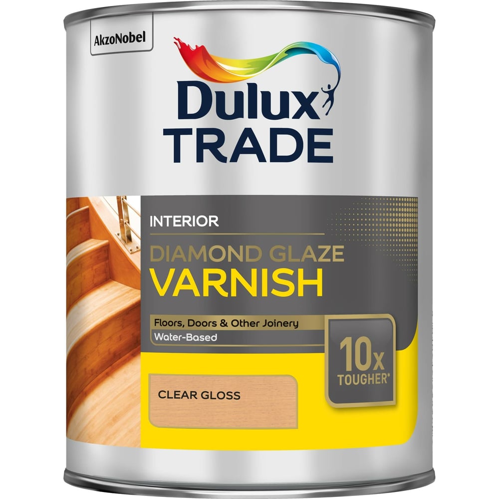 Однокомпонентный лак на водной основе DIAMOND GLAZE DULUX ...
