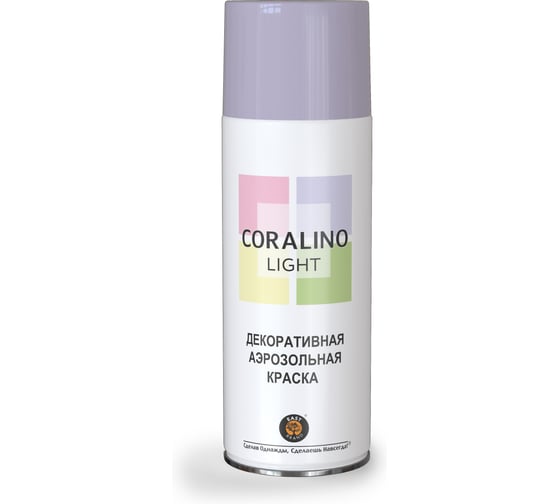 Декоративная аэрозольная краска CORALINO LIGHT Лаванда CL1008 1