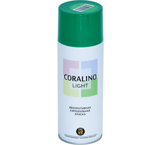 Декоративная аэрозольная краска CORALINO LIGHT Весенняя зелень CL1003 1