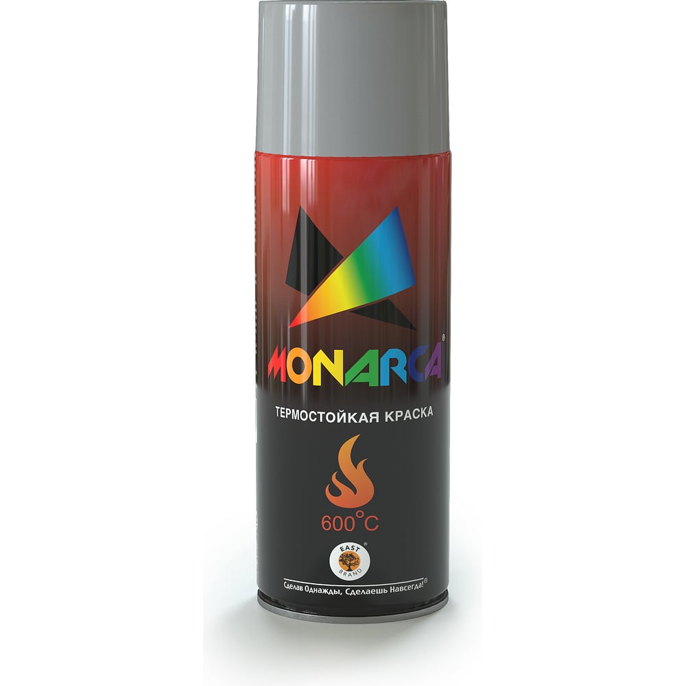 Аэрозольная краска MONARCA термостойкая Серебряный 21300 - выгодная ...