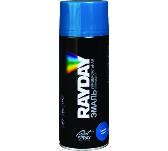 Акриловая краска аэрозоль Rayday синяя 520 мл 12 PU-0004 135007 1