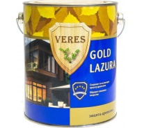 Пропитка Veres Gold Lazura №8 дуб темный 2.7 л 1/4 44936