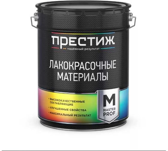 Декоративная эмаль Престиж для бетонных полов серая 10 кг 1 50687