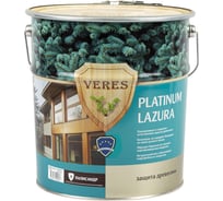 Пропитка Veres Platinum Lazura №8 дуб темный 10 л 1 48836
