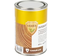 Масло Veres Oil Interior для внутренних работ №8 темный дуб 0.9 л 1/6 52299