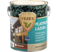 Пропитка Veres Platinum Lazura №7 махагон 2.7 л 1/4 48824