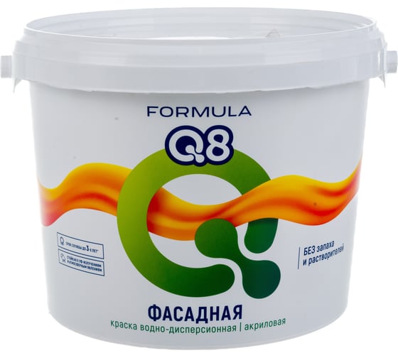 Водно-дисперсионная краска Престиж Formula Q8 фасадная 5 кг 50109 1
