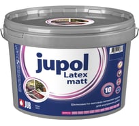 Матовая латексная краска Jub Jupol Latex matt для внутренних работ база с 1000 9 л 1/44 51229