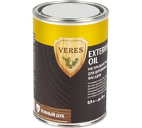 Масло Veres Oil Exterior для наружных работ №8 темный дуб 0.9 л 1/6 52311