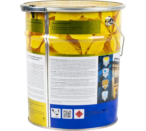 Пропитка Veres Gold Lazura №3 тик 10 л 1 45282