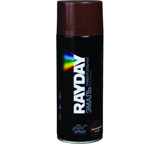 Акриловая краска аэрозоль Rayday шоколадная 520 мл 12 PU-0478 135014 1