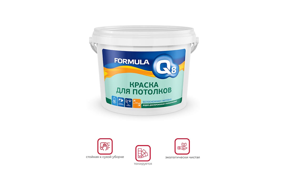 Краска formula q8 фасадная. Краска Formula q8. Краска q8 для стен и потолков. Краска фасадная водно-дисперсионная акриловая Formula q8 белоснежная 13 кг.