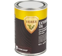 Масло Veres Oil Exterior для наружных работ №9 палисандр 0.9 л 1/6 52314