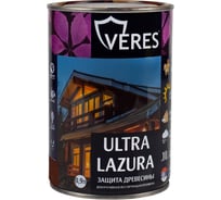 Пропитка Veres Ultra Lazura №4 орех 0.9 л 1/6 42030