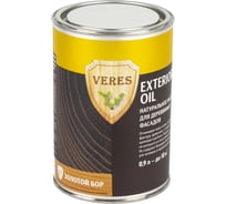 Масло Veres Oil Exterior для наружных работ №17 золотой бор 0.9 л 1/6 52308