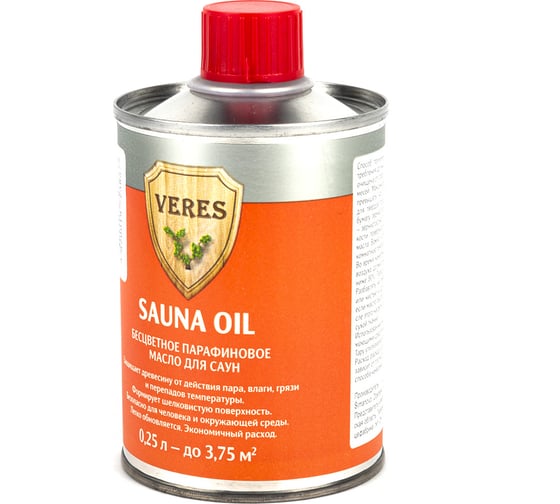 Масло Veres Sauna Oil для саун 0.25 л 1/6 52316