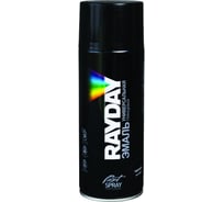 Акриловая краска аэрозоль Rayday глянцевая черная 520 мл 12 PU-0002 134992