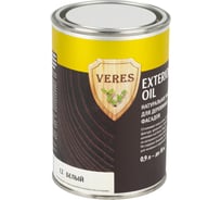 Масло Veres Oil Exterior для наружных работ №12 белый 0.9 л 1/6 52355