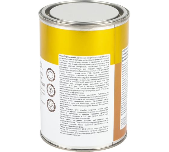 Масло Veres Oil Interior для внутренних работ №1 бесцветный 0.9 л 1/6 52288
