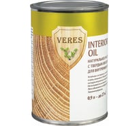 Масло Veres Oil Interior для внутренних работ №12 белый 0.9 л 1/6 52350