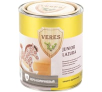 Пропитка Veres Junior Lazura №18 серо-коричневый 0.75 л 1/4 48877