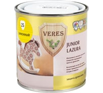 Пропитка Veres Junior Lazura №25 лимонный 0.25 л 1/6 48862