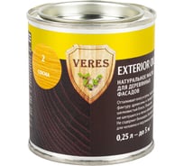 Масло Veres Oil Exterior для наружных работ №2 сосна 0.25 л 1/6 52304