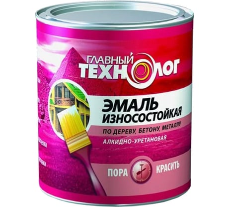 Износостойкая эмаль Новбытхим зеленая 2.1 л 1816