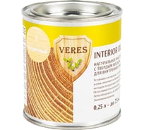 Масло Veres Oil Interior для внутренних работ №1 бесцветный 0.25 л 1/6 52289