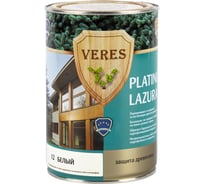 Пропитка Veres Platinum Lazura №12 белый 0.9 л 1/6 48818