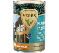 Пропитка Veres Platinum Lazura №17 золотой бор 0.9 л 1/6 48819