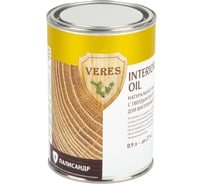 Масло Veres Oil Interior для внутренних работ №9 палисандр 0.9 л 1/6 52302