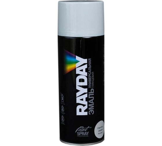 Акриловая краска аэрозоль Rayday светло-серая 520 мл 12 PU-0427 134990
