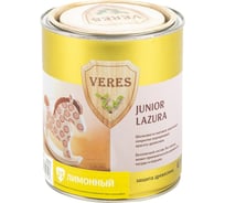 Пропитка Veres Junior Lazura №25 лимонный 0.75 л 1/4 48882