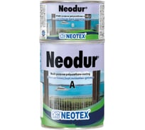 Двухкомпонентная алифатическая краска NEOTEX NEODUR A+В 5кг серый RAL 7040 12670400