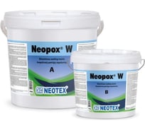 Двухкомпонентное эпоксидное покрытие для пола на водной основе NEOTEX NEOPOX W A+В 12кг 11631000
