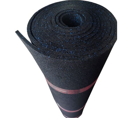 Покрытие из резиновой крошки ООО АМОРТЕКС Спорт (синий) 6000x1500x10мм, 0106